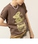 【MAQWEL/マクウェル】ウォッシャブル Maqwel RECORDS オープンエンドプリントTシャツ