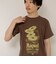 【MAQWEL/マクウェル】ウォッシャブル Maqwel RECORDS オープンエンドプリントTシャツ