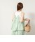 【WALANCE/ワランス】natural dye sheer cotton check gather camisole