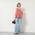 【WALANCE/ワランス】natural dye sheer cotton check gather camisole