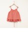 【WALANCE/ワランス】natural dye sheer cotton check gather camisole