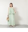 【WALANCE/ワランス】natural dye sheer cotton check flare スカート