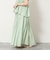 【WALANCE/ワランス】natural dye sheer cotton check flare スカート