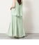 【WALANCE/ワランス】natural dye sheer cotton check flare スカート
