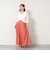 【WALANCE/ワランス】natural dye sheer cotton check flare スカート