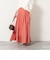 【WALANCE/ワランス】natural dye sheer cotton check flare スカート