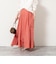 【WALANCE/ワランス】natural dye sheer cotton check flare スカート