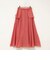 【WALANCE/ワランス】natural dye sheer cotton check flare スカート
