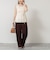 《手洗い可能》【TORRAZZO DONNA/トラッゾドンナ】2way Square Neck Knit ブラウス