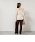 《手洗い可能》【TORRAZZO DONNA/トラッゾドンナ】2way Square Neck Knit ブラウス