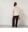《手洗い可能》【TORRAZZO DONNA/トラッゾドンナ】2way Square Neck Knit ブラウス