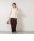 《手洗い可能》【TORRAZZO DONNA/トラッゾドンナ】2way Square Neck Knit ブラウス