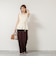 《手洗い可能》【TORRAZZO DONNA/トラッゾドンナ】2way Square Neck Knit ブラウス