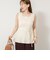 《手洗い可能》【TORRAZZO DONNA/トラッゾドンナ】2way Square Neck Knit ブラウス