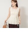 《手洗い可能》【TORRAZZO DONNA/トラッゾドンナ】2way Square Neck Knit ブラウス