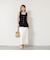 《手洗い可能》【TORRAZZO DONNA/トラッゾドンナ】2way Square Neck Knit ブラウス