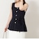 《手洗い可能》【TORRAZZO DONNA/トラッゾドンナ】2way Square Neck Knit ブラウス