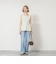 《手洗い可能》【TORRAZZO DONNA/トラッゾドンナ】2way Square Neck Knit ブラウス