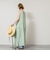 【WALANCE/ワランス】natural dye sheer cotton check gather dress