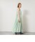 【WALANCE/ワランス】natural dye sheer cotton check gather dress