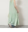 【WALANCE/ワランス】natural dye sheer cotton check gather dress