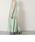 【WALANCE/ワランス】natural dye sheer cotton check gather dress