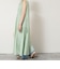 【WALANCE/ワランス】natural dye sheer cotton check gather dress