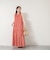 【WALANCE/ワランス】natural dye sheer cotton check gather dress