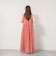 【WALANCE/ワランス】natural dye sheer cotton check gather dress
