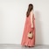 【WALANCE/ワランス】natural dye sheer cotton check gather dress