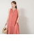 【WALANCE/ワランス】natural dye sheer cotton check gather dress