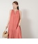 【WALANCE/ワランス】natural dye sheer cotton check gather dress