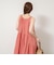 【WALANCE/ワランス】natural dye sheer cotton check gather dress