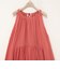 【WALANCE/ワランス】natural dye sheer cotton check gather dress