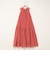 【WALANCE/ワランス】natural dye sheer cotton check gather dress