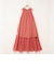 【WALANCE/ワランス】natural dye sheer cotton check gather dress