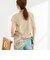 《ノーリーズオリジナル美容Tシャツ》シルクアミノ酸加工オーバーノースリーブ