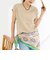 《ノーリーズオリジナル美容Tシャツ》シルクアミノ酸加工オーバーノースリーブ
