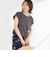 《ノーリーズオリジナル美容Tシャツ》シルクアミノ酸加工オーバーノースリーブ