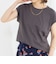 《ノーリーズオリジナル美容Tシャツ》シルクアミノ酸加工オーバーノースリーブ