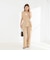 《セットアップ対応》ウォッシャブルリネンライクベルテッドノースリーブブラウス
