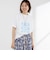 Wander lustウォッシャブルワイドシルエットプリントTシャツ