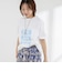 Wander lustウォッシャブルワイドシルエットプリントTシャツ
