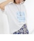 Wander lustウォッシャブルワイドシルエットプリントTシャツ