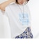 Wander lustウォッシャブルワイドシルエットプリントTシャツ