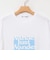 Wander lustウォッシャブルワイドシルエットプリントTシャツ