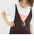 Wander lustウォッシャブルワイドシルエットプリントTシャツ