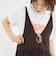 Wander lustウォッシャブルワイドシルエットプリントTシャツ