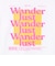 Wander lustウォッシャブルワイドシルエットプリントTシャツ