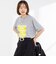 Wander lustウォッシャブルワイドシルエットプリントTシャツ